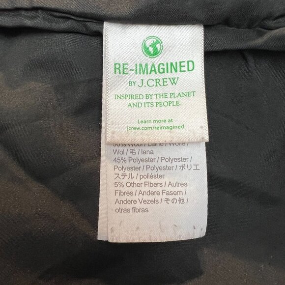 J Crew Jacket Womens 6 Red Vail Parka Coat Buffalo Check Plaid‎ Faux Fur Hood - Picture 13 of 13